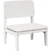 vidaXL Tuinstoel, wit, 60x52,5x72 cm, massief hout, grenen