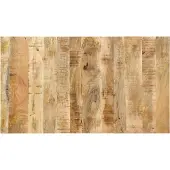 vidaXL Hoofdbord 140 cm massief ruw mangohout