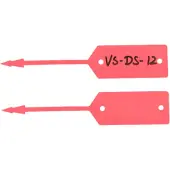 Combicraft Werkplaatslabels rood - 500 stuks