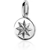Zinzi zilveren ronde hanger zonnetje ZIH2068 (zonder collier)