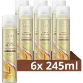 Andrélon Droogshampoo - Zomer Blond - verrijkt met 100% natuurlijk tapiocazetmeel voor schoon en fris haar zonder witte waas - 6 x 245 ml