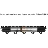 ISAM 0711710 Ventilatiegrille, bumper