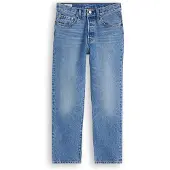 Levi's Jeans '501 Crop' blauw denim