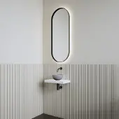 Boss & Wessing Fonteinset | BWS Leto | Planchet Kristal Wit | Waskom Mat Grijs