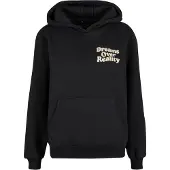 Miss Tee Sweatshirt 'Dreams Over Reality' beige / zwart