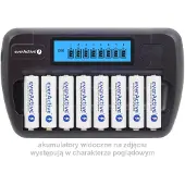 EverActive NC-800 8-slots batterijlader voor AA en AAA batterijen
