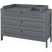 VitaliSpa Ajaton Luiertafel – 133 x 98.4 cm met 3 lades Grijs