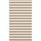vidaXL Zebra Blind 125x230 cm stofbreedte 120,9 cm polyester zandbruin