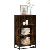 vidaXL Boekenkast 60x35x107,5 cm bewerkt hout gerookt eikenkleurig
