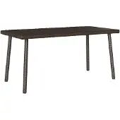 vidaXL Tuin salontafel rechthoekig 80x40x37 cm poly rattan bruin