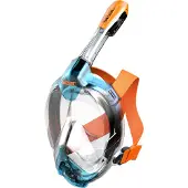 Seac Sub Snorkelmasker - Libera - Blauw/Oranje - - XS/S - Duikmaskers