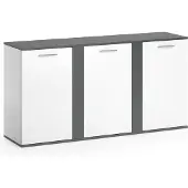 Vicco Novelli Sideboard – 40 x 80 cm met deuren Antraciet