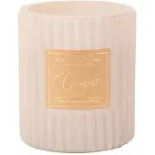 COSY&TRENDY Geurkaars relax & unwind creme 8x8x9cm - 18u