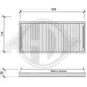 Diederichs DCI0019S Interieurfilter