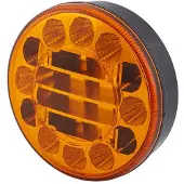 Hella Pinkl.LED voor/achter 10-30V Ø122mm