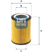 Ufi 25.071.00 Oliefilter