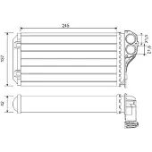 Valeo Kachel radiateur voor o.a. PEUGEOT