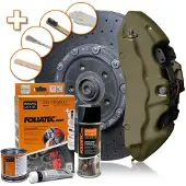 FOLIATEC Remklauwlakset - Combat mat-groen - 3 Komponenten