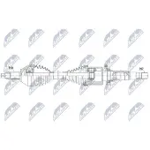 NTY NPW-AR-010 Aandrijfas