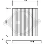Diederichs DCI1102 Interieurfilter