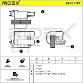 RIDEX 689C0187 Bobine