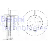 Delphi BG3848 Remschijf