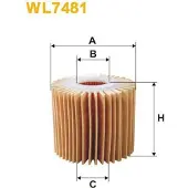 WIX FILTERS WL7481 Oliefilter