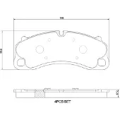 Brembo P 65 048 Remblokken