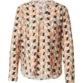 s.Oliver Blouse lichtbruin / oranje / zwart