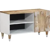 vidaXL TV-kast, 80x31,5x46 cm, massief mangohout