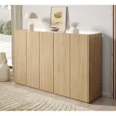 Meubella - Schoenenkast Encore - Eiken - 156 cm