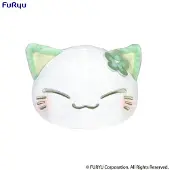 Furyu Nemuneko Cat Knuffel Figure Green 18 cm Knuffeles
