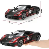 Rastar Rs Porsche 918 Spyder 1:14 - Mat Zwart