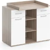 Vicco Leonie Commode – 113 x 109 cm Sonoma