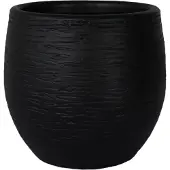 Intratuin Bloempot Osaka Zwart D 16 H 14 Cm