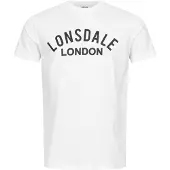 Lonsdale Shirt 'Brafield' zwart / wit