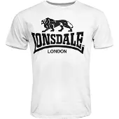 Lonsdale Shirt zwart / wit