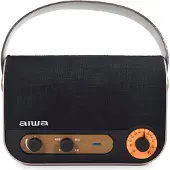 Aiwa RBTU-600, 5 Watt, 75 - 18000 Hz, Draadloze, draagbare mono-luidspreker, Beige, Zwart, Universeel