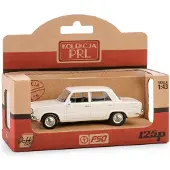 Daffi Fiat 125P Modelauto 1:43 Wit - PRL Collectie