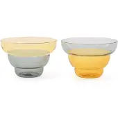 Pols Potten Snackschaaltje Mizu Kiri Yellow (Set van 2)