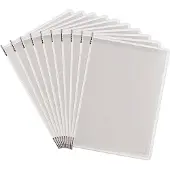 Tarifold Antibacteriële displaypanelen , voor displaypaneel systeem Sterifold, staand formaat A4, open top, PVC, wit, 10 st.