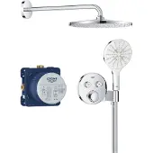 GROHE precision smartcontrol perfect shower set met vitalio rain mono 310 chroom