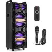Fenton LIVE2102 party speaker met Bluetooth, mp3 speler, microfoon en