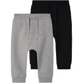 TWO SOON Broek grijs gemêleerd / zwart