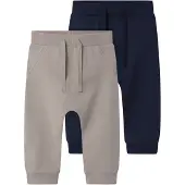 TWO SOON Broek marine / grijs