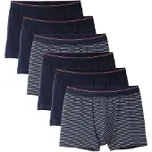 Calida Boxershorts marine / karmijnrood / wit