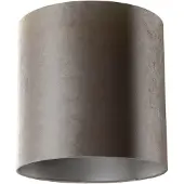 QAZQA Velours lampenkap taupe cilinder 40/40/40
