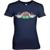 Hybris Friends Dames Tshirt -S- Central Perk Blauw