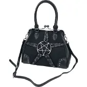 Banned - Gothic Handtas - Pentagram - voor Vrouwen - zwart | Maat Standard