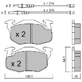 AISIN BPPE-1014 Remblokken